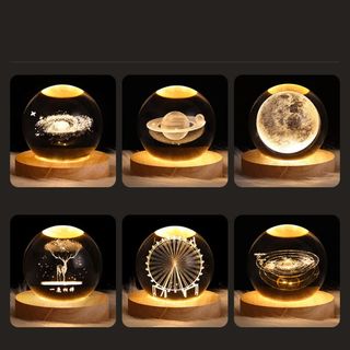 Krystall Ball Nachtlampe